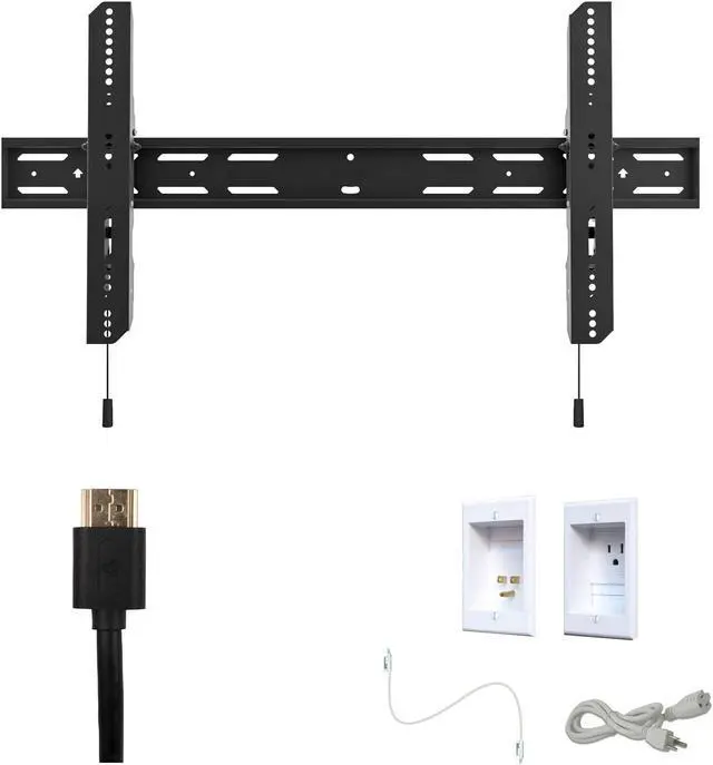 Main image of Kanto PT400 Tv Mounting package W/ Single outlet thru wall power kit