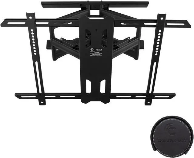 Alt view image 2 of 4 - Kanto PDX650 Tv Mounting package W/ DUAL outlet thru wall power kit And HDMI Cable