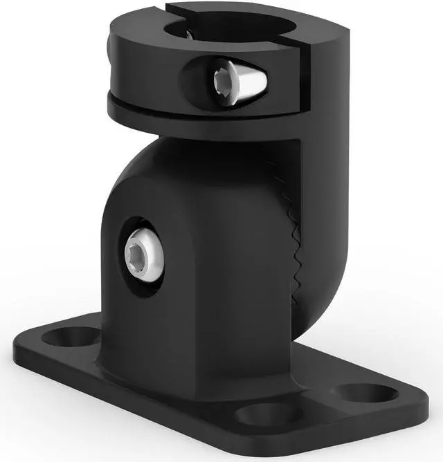 Alt view image 4 of 4 - Fusion XS-FLT652SPW 6.5" White Sport Grill Wake Tower Speakers, RGB LED with Fusion XS-MNTFL Flat Surface Mounts