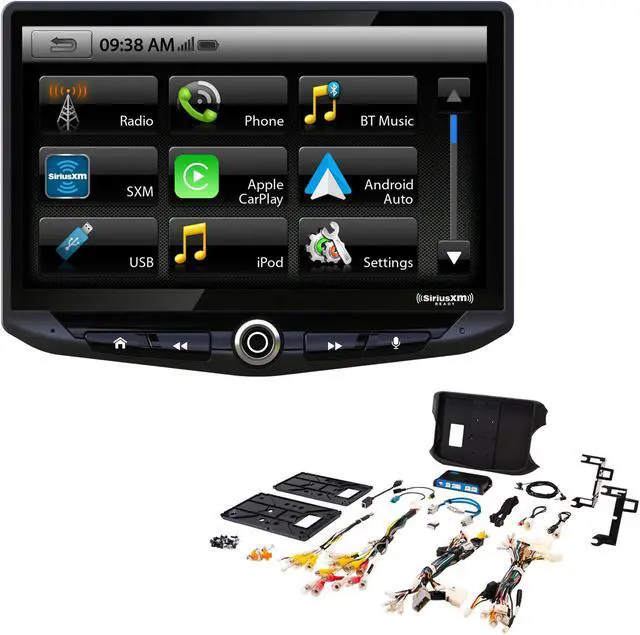 Main image of Stinger Heigh10 10" In-dash Infotainment System with SR-TAC16H Flush-Mount Dash Kit compatible with 16-21 Toyota Tacoma