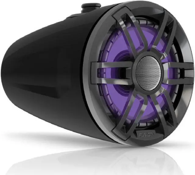 Alt view image 2 of 3 - Fusion XS-FLT652SPB XS Series 6.5" Marine Wake Tower Speakers with RGB LED Lighting - Black