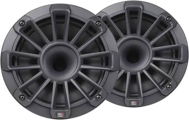 Main image of MB Quart NH2-116 Nautic 6.5 Inch Marine Compression Horn Speakers. Black, Silver and White Grills Included