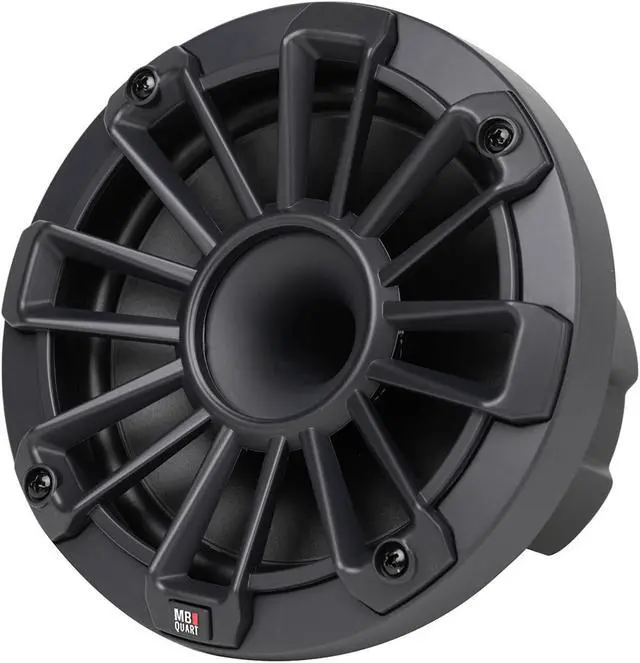 Alt view image 4 of 11 - MB Quart NH2-116 Nautic 6.5 Inch Marine Compression Horn Speakers. Black, Silver and White Grills Included
