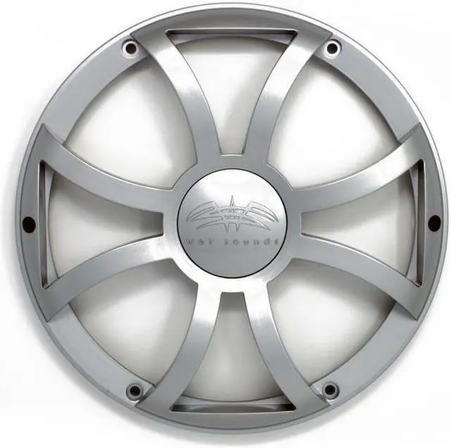 Main image of Wet Sounds REVO8XS-SGRILL Silver XS Open Style Grill for the REVO 8" Subwoofer