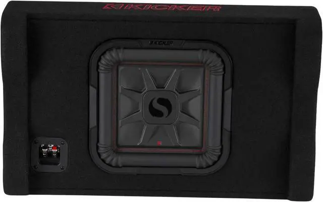 Alt view image 4 of 4 - Kicker 49L7TDF102 Down-Firing 10" L7T 2-Ohm Subwoofer Enclosure, 500 Watts RMS