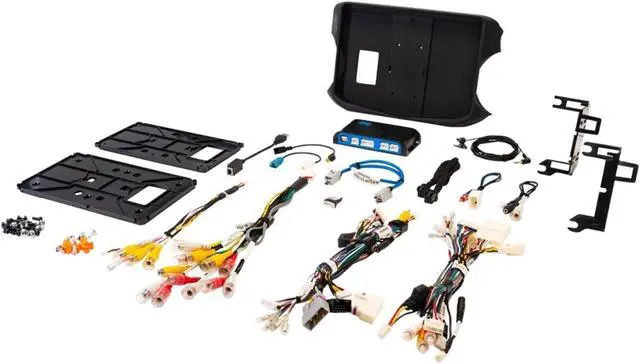 Alt view image 4 of 4 - Stinger Heigh10 10" In-dash Infotainment System with SR-TAC16H Flush-Mount Dash Kit compatible with 16-21 Toyota Tacoma
