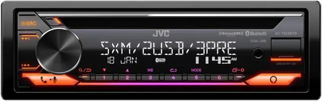 Alt view image 4 of 4 - JVC KD-T925BTS CD Receiver featuring Bluetooth®, Front & Rear Dual USB, Sirius XM, Amazon Alexa, 13-Band EQ, Variable-Color Illumination, with PAC SWI-CP5 Steering Wheel Interface