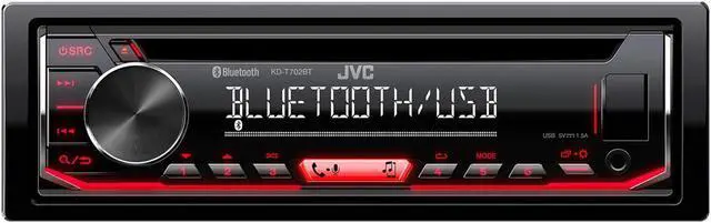 Alt view image 3 of 4 - JVC KD-T720BT 1-DIN CD Receiver with Bluetooth Wireless Technology and USB/AUX Input with PAC SWI-CP2 Steering Wheel Interface