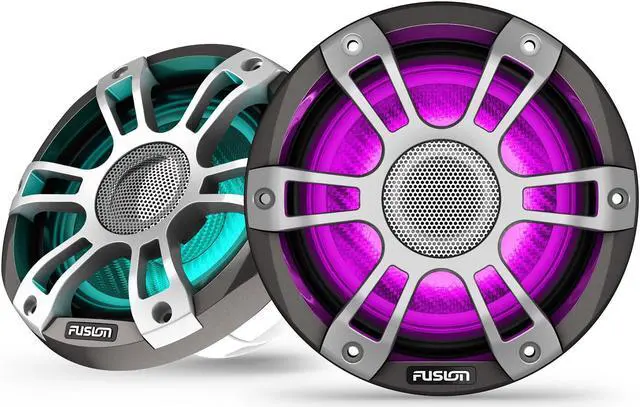 Alt view image 3 of 5 - Fusion SG-FL653SPG Signature Series 3i 6.5" 230-watt CRGBW Coaxial Sports Marine Speakers (Pair) - Gray