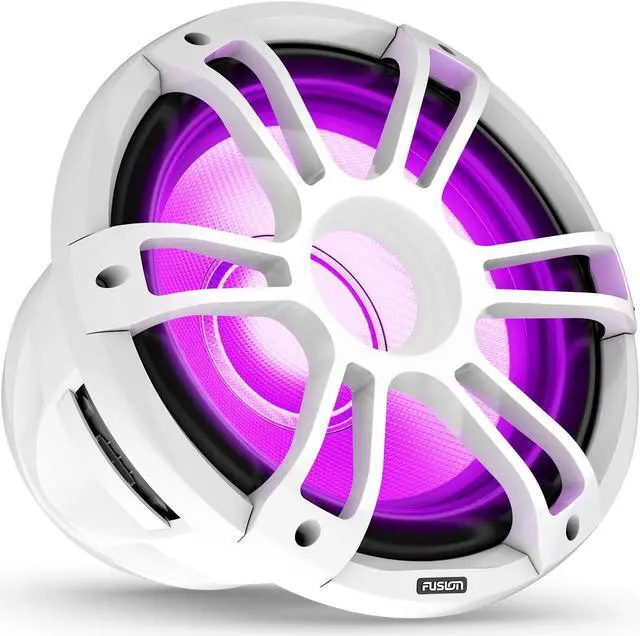 Alt view image 3 of 5 - Fusion SG-SL123SPW Signature Series 3i 12" 1400-watt CRGBW Sports Marine Subwoofer - White