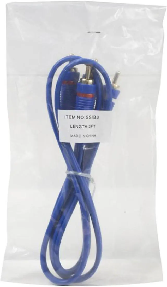 Alt view image 4 of 5 - Stinger 3ft Rca Blue  Stinger Select