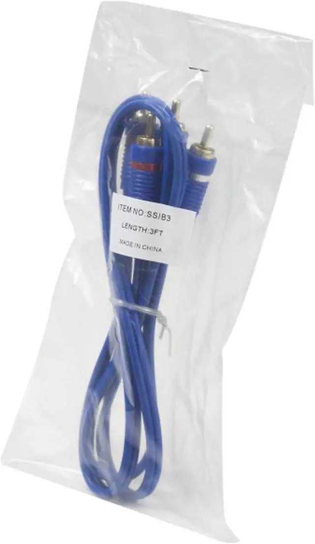 Alt view image 5 of 5 - Stinger 3ft Rca Blue  Stinger Select