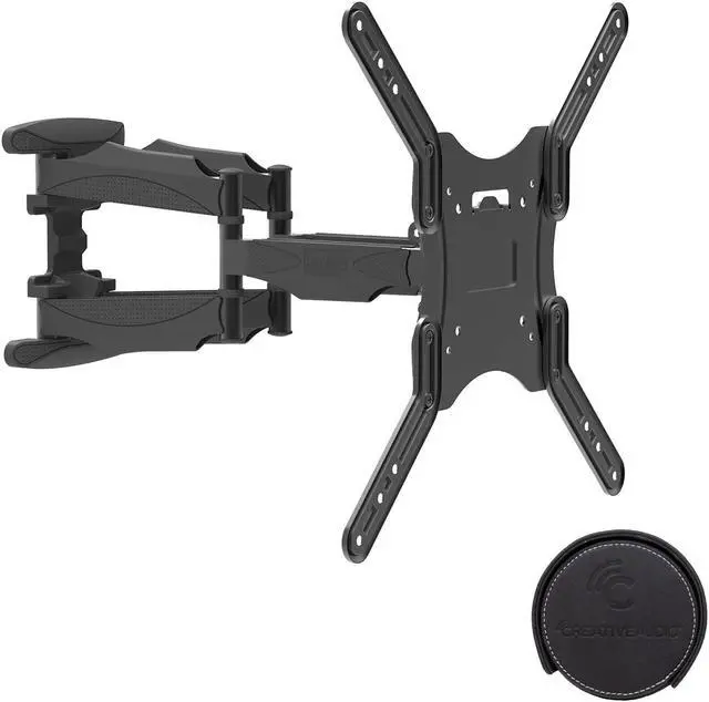 Alt view image 2 of 4 - Kanto M600 Tv Mounting package W/ DUAL outlet thru wall power kit And HDMI Cable