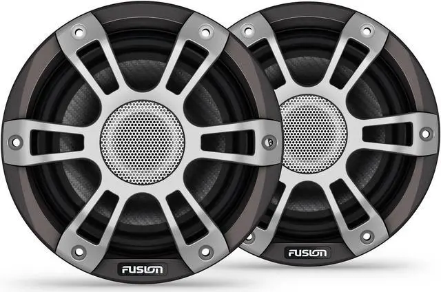 Main image of Fusion SG-F653SPG Signature Series 3i 6.5" 230-watt Coaxial Sports Marine Speakers (Pair) - Gray