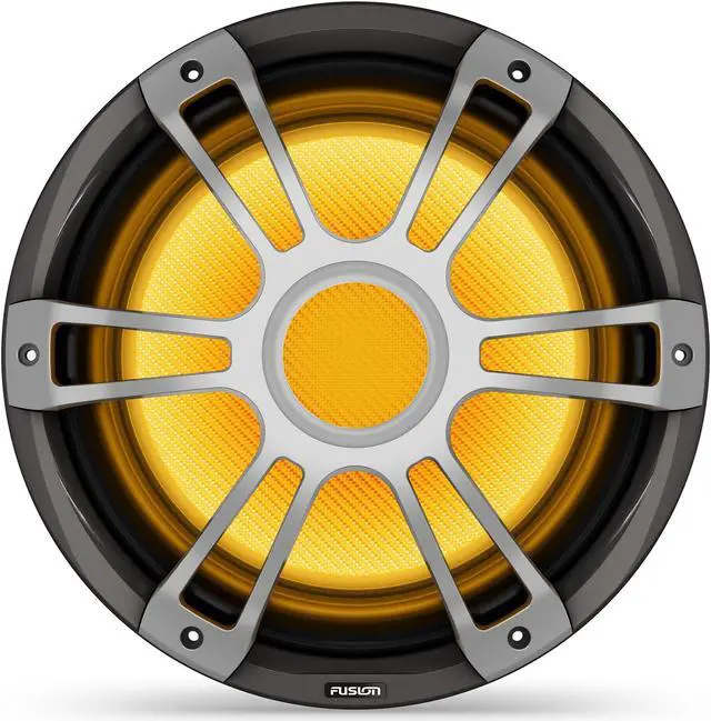 Main image of Fusion SG-SL123SPG Signature Series 3i 12" 1400-watt CRGBW Sports Marine Subwoofer - Gray
