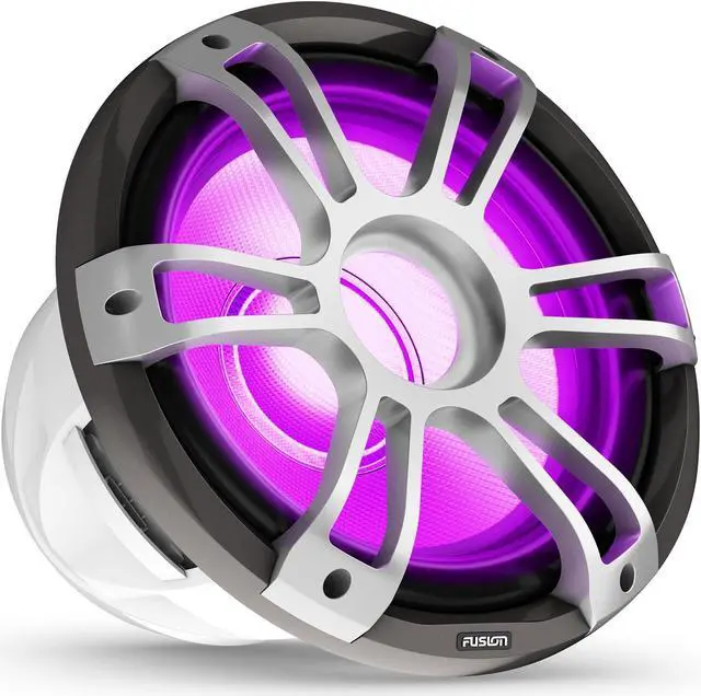Alt view image 3 of 5 - Fusion SG-SL123SPG Signature Series 3i 12" 1400-watt CRGBW Sports Marine Subwoofer - Gray