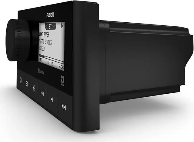 Alt view image 4 of 4 - Fusion MS-RA60 Marine Stereo With 1 Pair of Wet Sounds RECON6-BG-RGB 6.5" Black Grill Marine Speakers with RGB Lighting