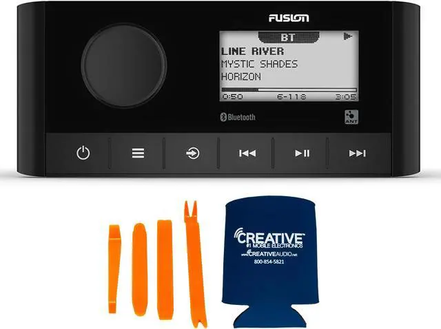 Alt view image 2 of 4 - Fusion MS-RA60 Marine Stereo With 1 Fusion ARX70W Wireless Remote White