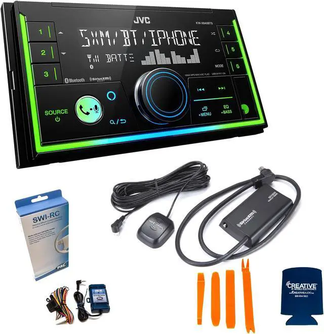 Main image of JVC KW-X840BTS 2-Din Digital Media Receiver compatible with SXV300 SiriusXM Tuner, BT, Amazon Alexa and SWI-RC adapter