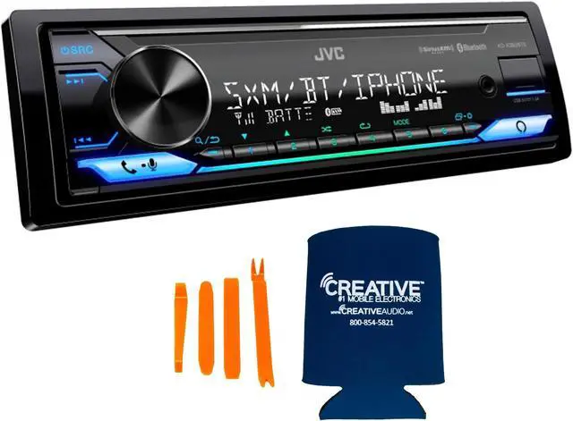 Alt view image 2 of 4 - JVC KD-X380BTS Digital Media Receiver featuring Bluetooth® / USB / SiriusXM / Amazon Alexa / 13-Band EQ / Variable-Color Illumination / JVC Remote App Compatibility with SXV300v1 Satellite Radio Tuner