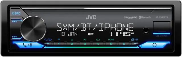 Alt view image 6 of 16 - JVC KD-X380BTS Digital Media Receiver