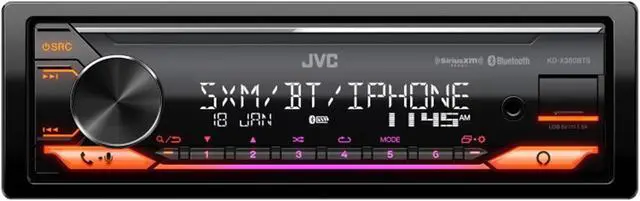 Alt view image 7 of 16 - JVC KD-X380BTS Digital Media Receiver