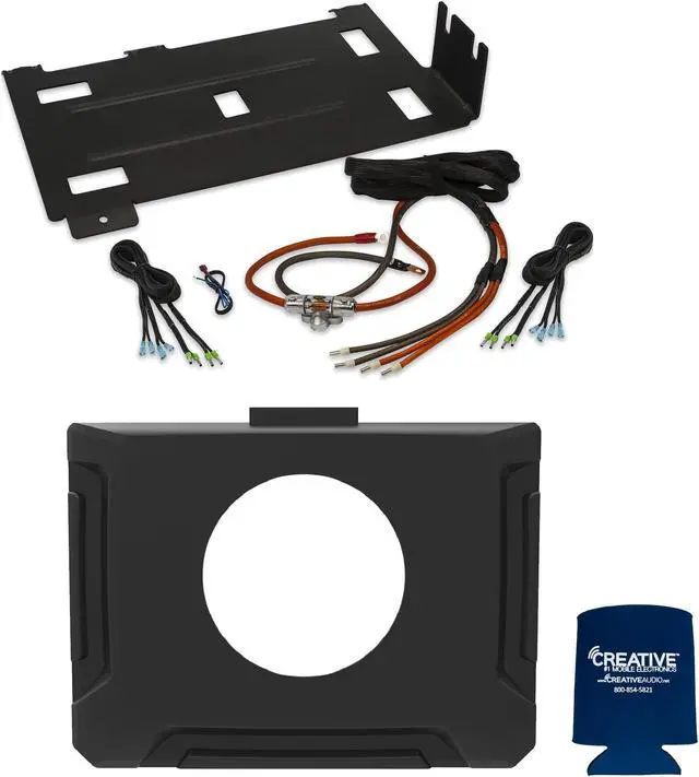 Main image of Polaris RZR 2014-2018 - Universal 2/4 Channel Amplifier Installation Kit with Gauge Dash Kit