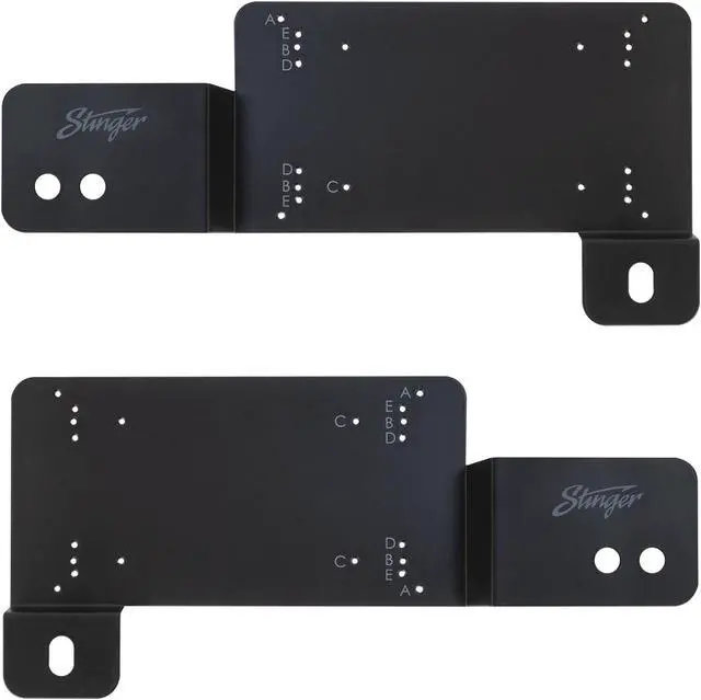 Main image of Stinger BRCOAMPBRKTP Passenger Side And BRCOAMPBRKTD Driver Side Amp Brackets Compatible With Ford Bronco