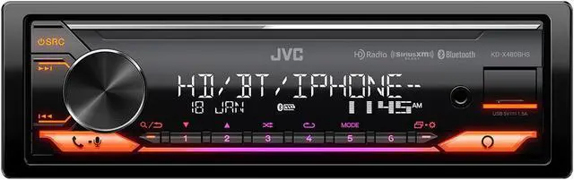 Alt view image 6 of 16 - JVC KD-X480BHS Digital Media Receiver