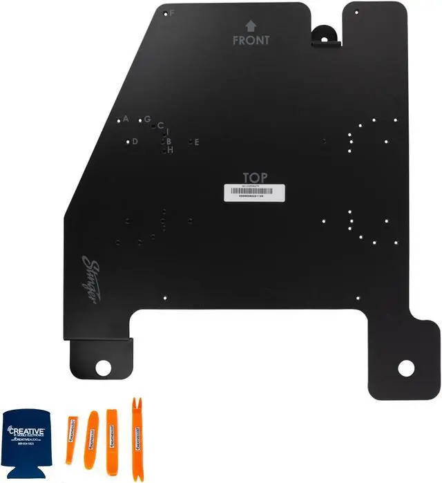 Alt view image 2 of 4 - Stinger JKUAMPBRKTP Passenger Side Under Seat Amplifier Bracket with STXKJW8 Underseat Amplifier 8-Gauge Wiring Kit Compatible with Wrangler JKU Unlimited (4-Door) Models 2011-2018