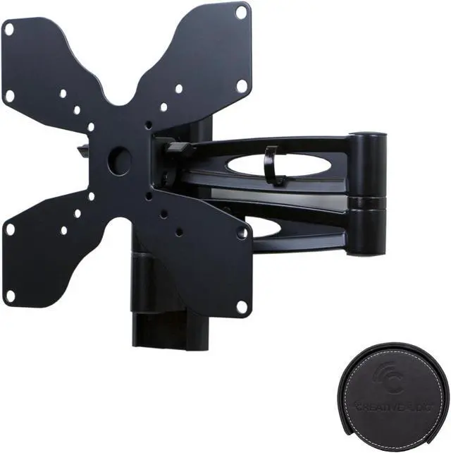 Alt view image 2 of 4 - Kanto L102 Tv Mounting package W/ Single outlet thru wall power kit