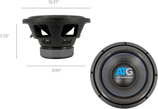Alt view image 3 of 3 - ATG Audio 10 inch 2" 4-layer aluminum single voice coil 4 2 woofer bundle