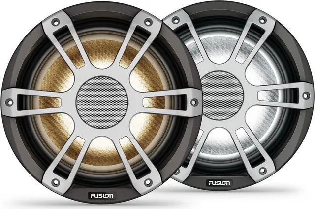 Main image of Fusion SG-FL883SPG Signature Series 3i 8.8" 330-watt CRGBW Coaxial Sports Marine Speakers (Pair) - Gray