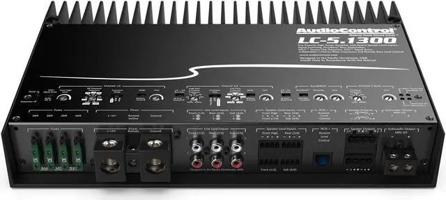 Alt view image 6 of 7 - AudioControl LC-5.1300 High-power Multi-channel Amplifier With Accubass®