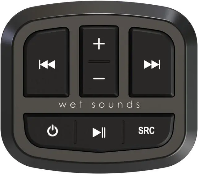Main image of Wet Sounds WS-NMEA-TR NMEA 2000 Audio Controller Remote compatible with MC-20 Media Centers