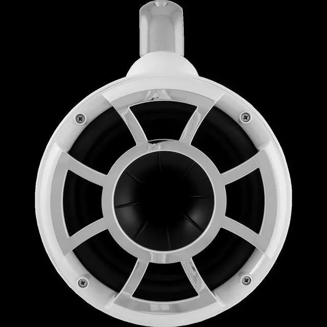 Alt view image 3 of 7 - Wet Sounds REV8B-FMINI 8" Black Tower Speakers with Stainless Steel Fixed Mini Clamps & SYN-DX2.3 1200 Watt Amplifier
