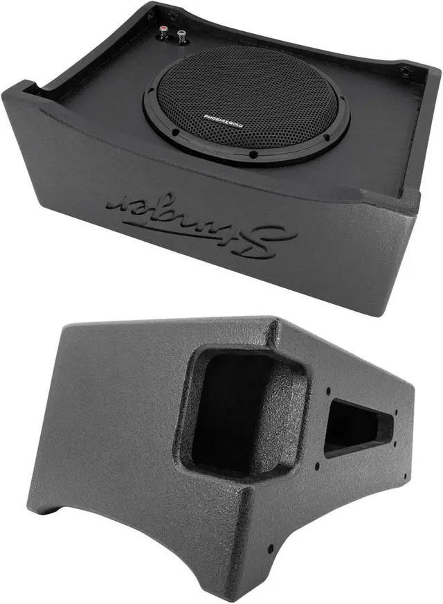 Main image of Stinger TXTRB10 Loaded Underseat 10-inch Subwoofer Enclosure for Full Size Truck with TXTRB10BB Add-on Extention Port
