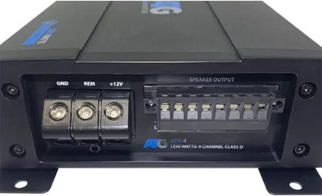 Alt view image 4 of 4 - ATG Marine Audio Bundle: Includes 4 channel amplifier and two pairs of 8" RGB LED White Speakers