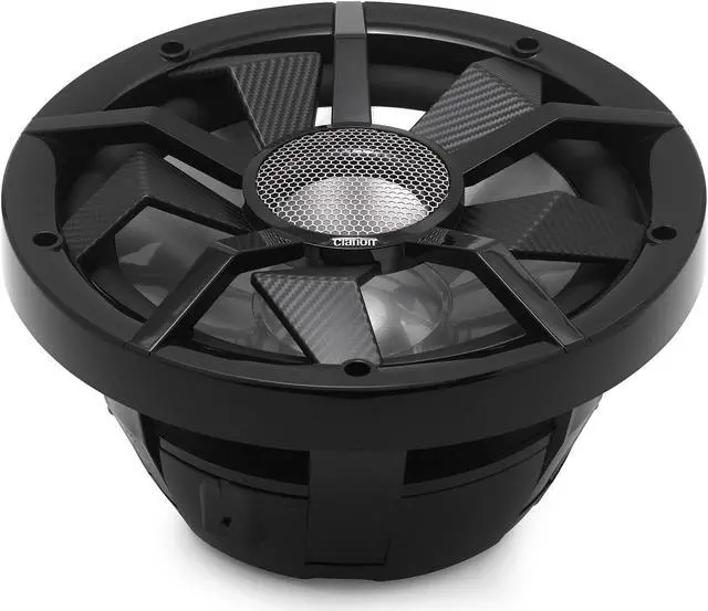 Alt view image 4 of 4 - Clarion Marine Subwoofer Amplifier Bundle - 12" CM3013WL LED Sub Woofer and XC2110 Amplifier