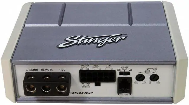 Alt view image 8 of 9 - Stinger SPX350X2 2Ch Micro 350 Watt Amplifier Compact For Mobile Applications