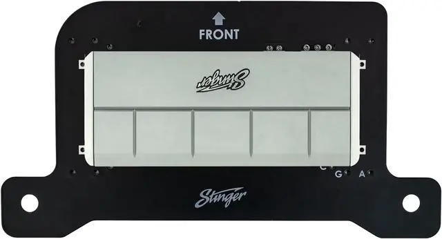 Alt view image 3 of 4 - Stinger JLUAMPBRKTP Passenger Side Under Seat Amplifier Bracket with STXKJW8 Underseat Amplifier 8-Gauge Wiring Kit Compatible with 2018-2022 Wrangler JL & 2020-2022 Gladiator JT