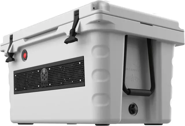 Alt view image 4 of 4 - Wet Sounds Stealth SHIVR-55-GRY Gray High Output Audio Cooler Speaker System + Top Gator Step Kit - Black over Whiskey