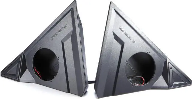 Alt view image 2 of 4 - SSV Polaris Slingshot SS-F65U 6.5" Front Unloaded Speaker Pods with SS-B65U Rear 6.5" Unloaded Speaker Pods