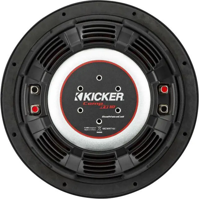 Alt view image 3 of 4 - SSV Work X32-PUS10U CanAm Maverick 19+ X3 Unloaded Underseat 10" Subwoofer Enclosure (Passenger side) with Kicker 48CWRT104 10" Shallow Mount Subwoofers 4-OHM DVC