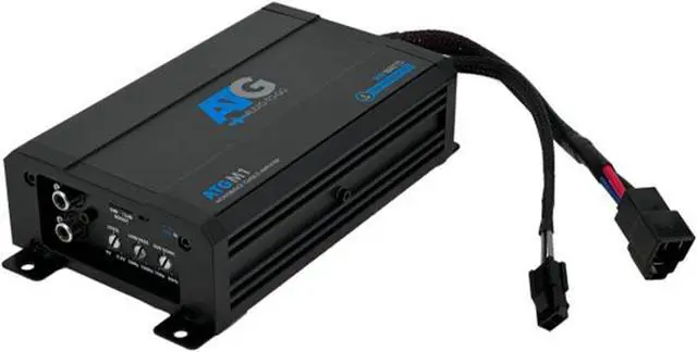 Alt view image 2 of 3 - ATG Powersports Monoblock Subwoofer Amplifier 500W at 2-Ohms bundle includes 8 gauge wire kit