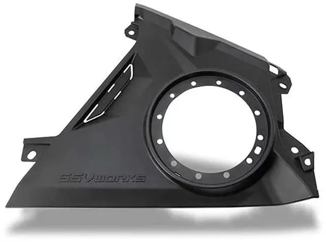 Alt view image 2 of 4 - SSV Works 2024 Can-Am Maverick R Front-Dash 6.5" Speaker-Panels Unloaded