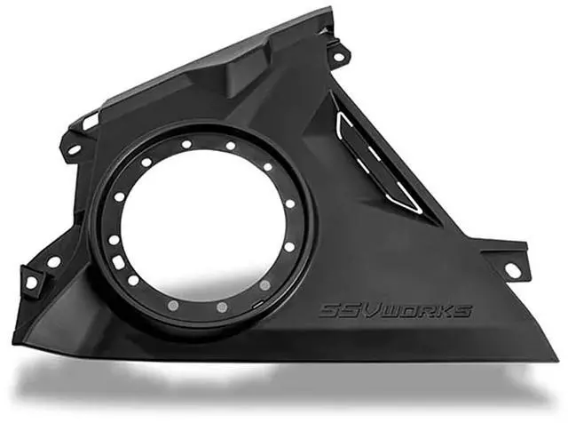 Alt view image 3 of 4 - SSV Works 2024 Can-Am Maverick R Front-Dash 6.5" Speaker-Panels Unloaded