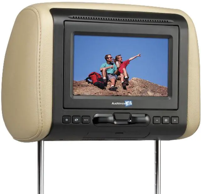 Alt view image 11 of 11 - Audiovox 7" Dual Mobile Video Headrest System