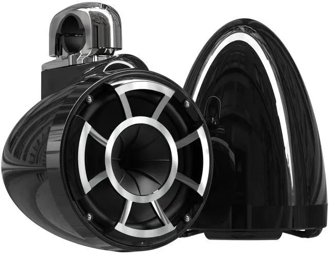 Alt view image 7 of 9 - Wet Sounds Revolution 200 W RMS - 400 W PMPO Speaker - Glossy Black