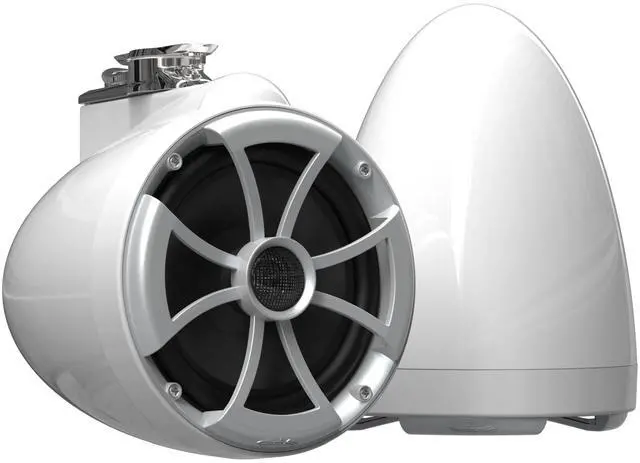 Main image of Wet Sounds ICON8-WX ICON 8" Marine Tower Speakers with X Mount kit - Pair White